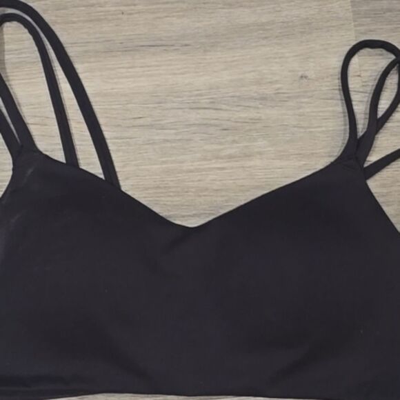 Avia Medium Suppprt Strappy Sports Bra- Black - Picture 7 of 8